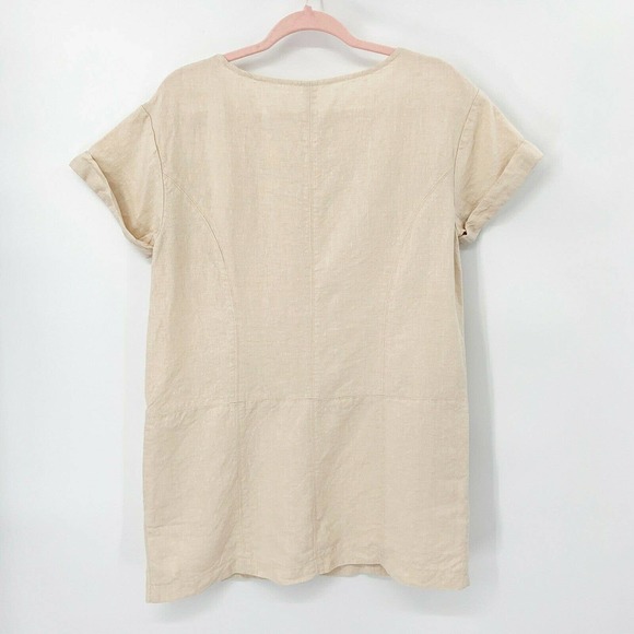 Free People Endless Shore Tunic Shift Dress Linen - Picture 8 of 8